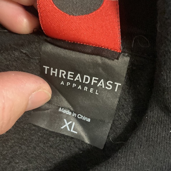 Tokyo Smoke unisex black hoodie - Picture 4 of 5